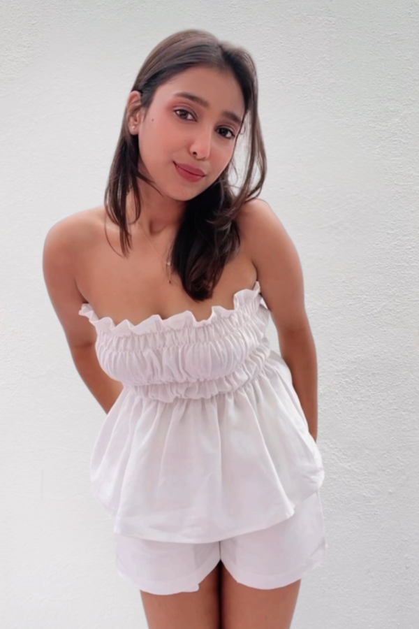 White Gelato Top & Shorts Set - Image 3