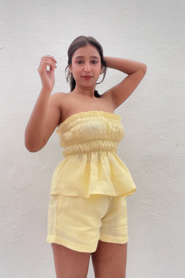 Yellow Gelato Top & Shorts Set - Image 2