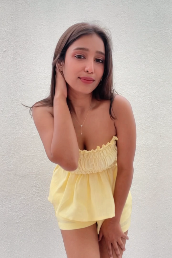 Yellow Gelato Top & Shorts Set - Image 3