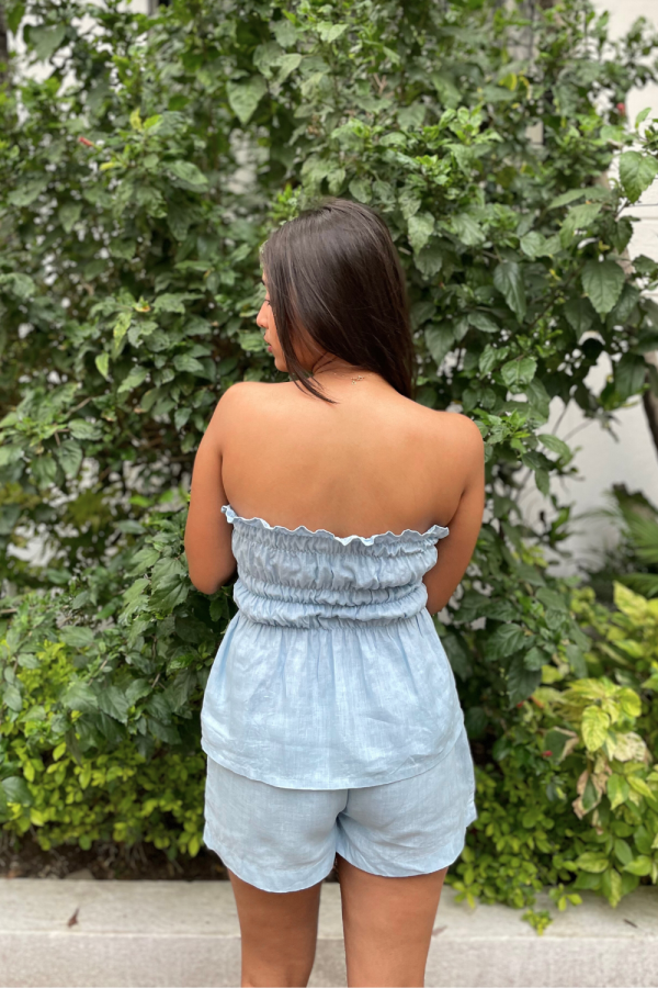 Blue Gelato Top & Shorts Set - Image 2