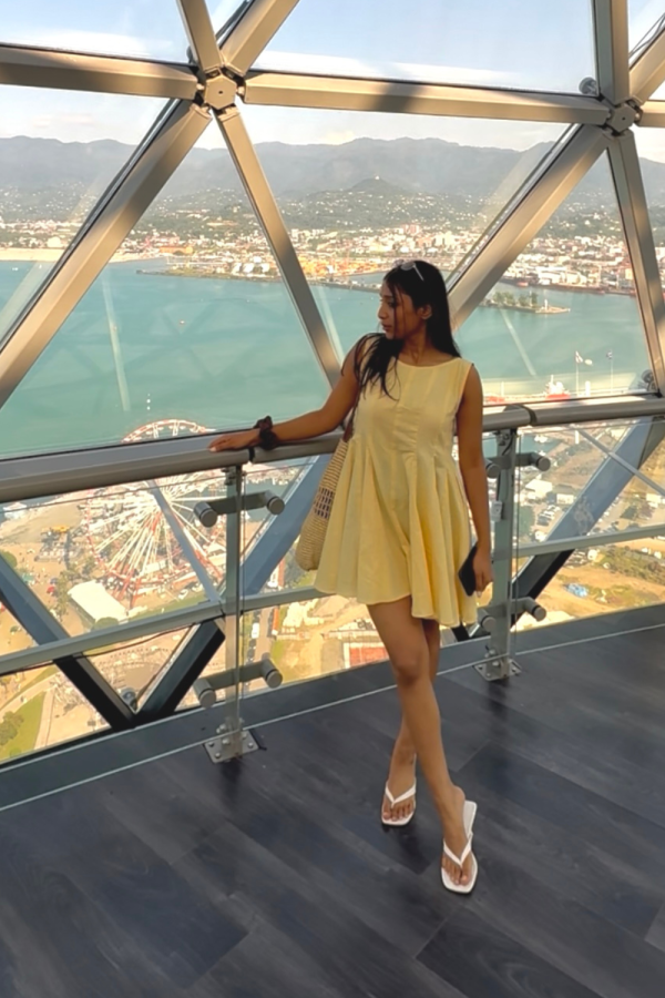 Lemon Cream Romper Dress - Image 4